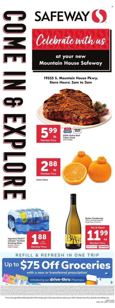 Safeway (CA) Weekly Ad Flyer Specials March 29 to April 4, 2023