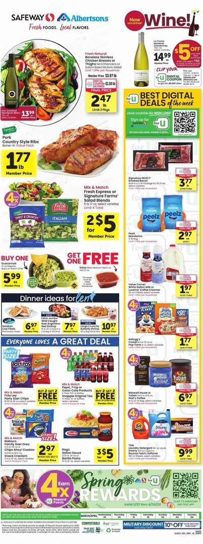 Safeway (CO) Weekly Ad Flyer Specials March 29 to April 4, 2023