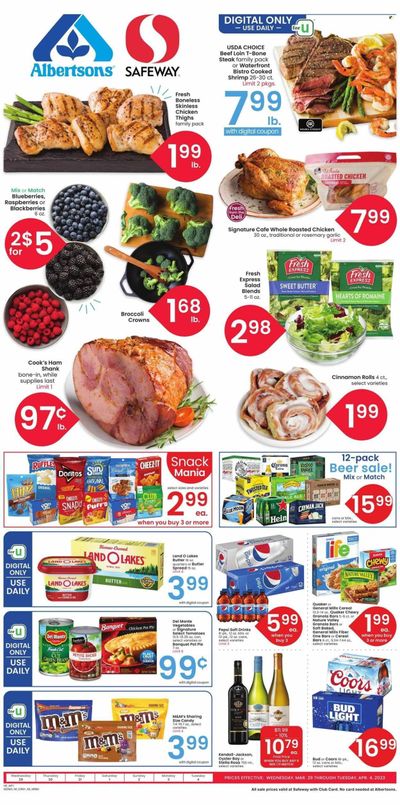 Safeway (MT) Weekly Ad Flyer Specials March 29 to April 4, 2023