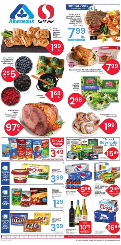 Safeway (MT) Weekly Ad Flyer Specials March 29 to April 4, 2023