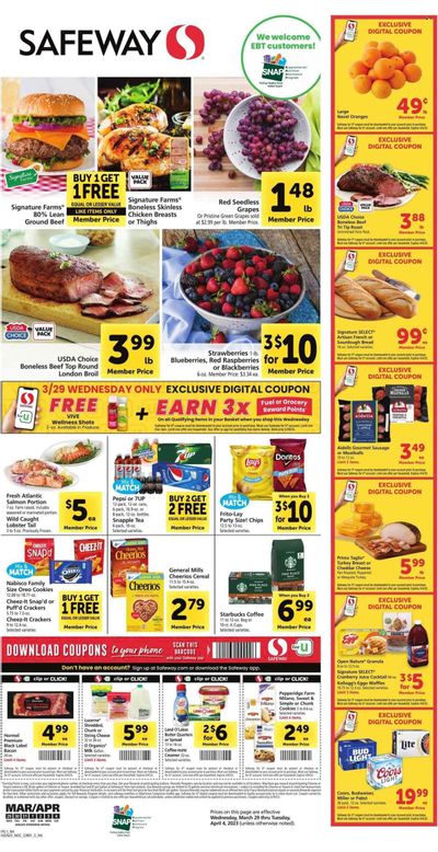 Safeway (NV) Weekly Ad Flyer Specials March 29 to April 4, 2023