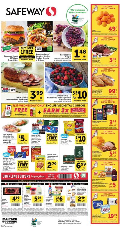 Safeway (NV) Weekly Ad Flyer Specials March 29 to April 4, 2023