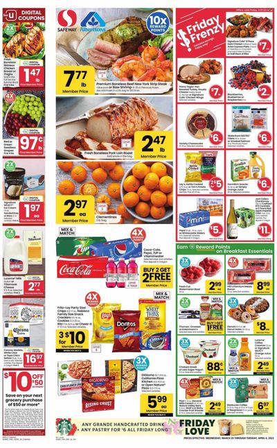 Safeway (OR, WA) Weekly Ad Flyer Specials March 29 to April 4, 2023