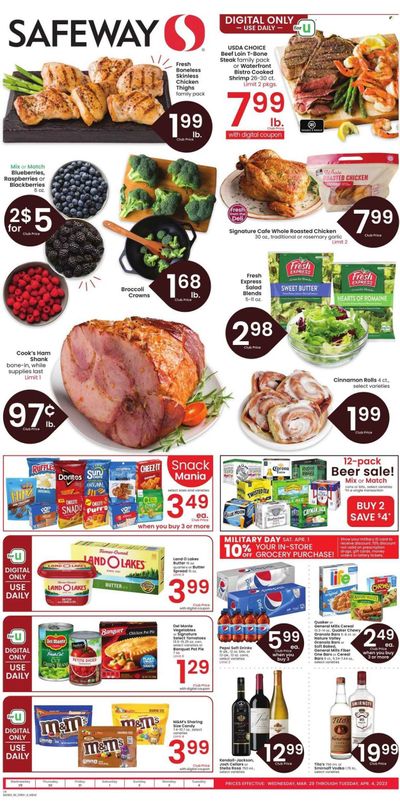 Safeway (WY) Weekly Ad Flyer Specials March 29 to April 4, 2023