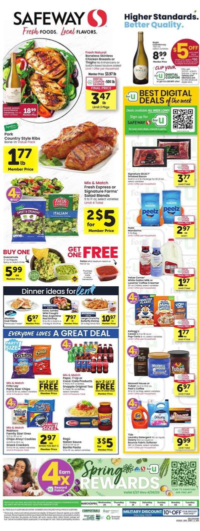 Safeway (WY) Weekly Ad Flyer Specials March 29 to April 4, 2023