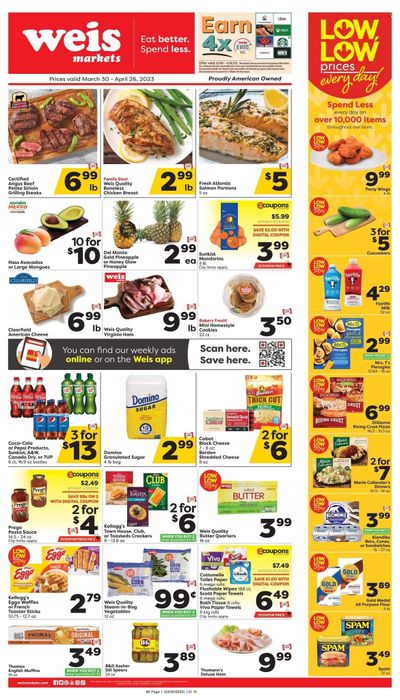 Weis (MD, NY, PA) Weekly Ad Flyer Specials March 30 to April 26, 2023