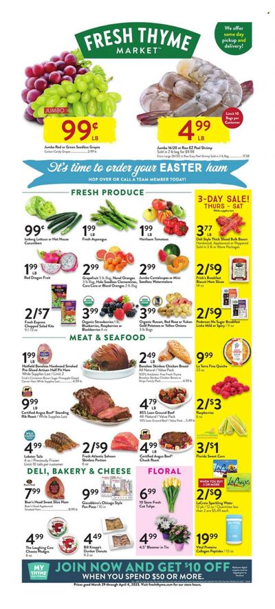 Fresh Thyme Weekly Ad Flyer Specials March 29 to April 4, 2023