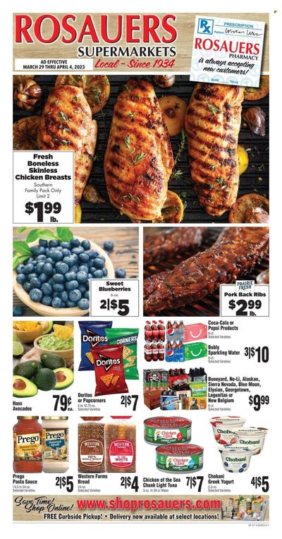 Rosauers (ID, MT, OR, WA) Weekly Ad Flyer Specials March 29 to April 4, 2023
