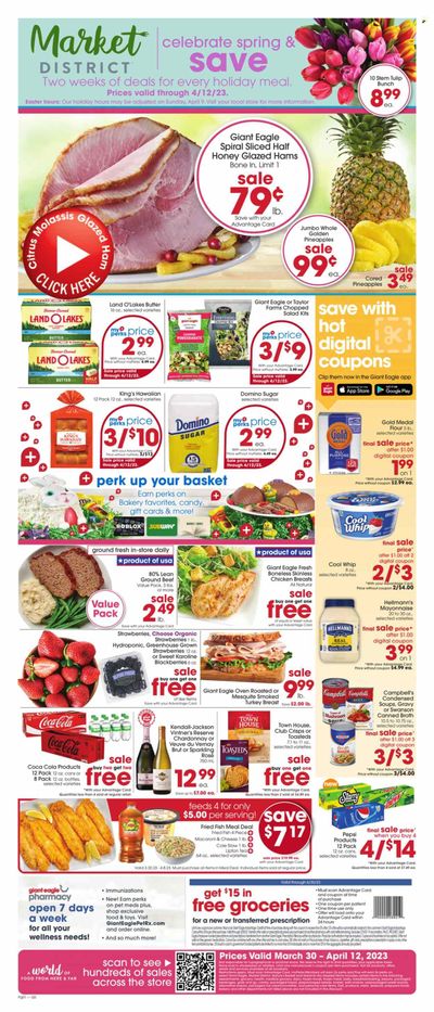 Giant Eagle (OH) Weekly Ad Flyer Specials March 30 to April 12, 2023