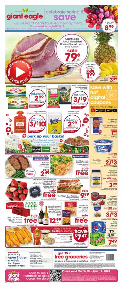 Giant Eagle (OH) Weekly Ad Flyer Specials March 30 to April 12, 2023