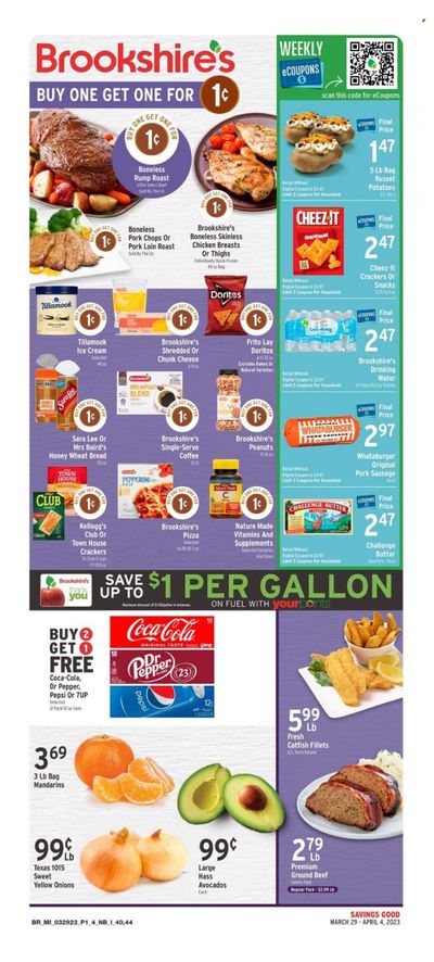 Brookshires (AR, LA, TX) Weekly Ad Flyer Specials March 29 to April 4, 2023