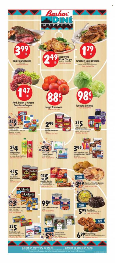 Bashas' Diné Markets (AZ, NM) Weekly Ad Flyer Specials March 29 to April 4, 2023