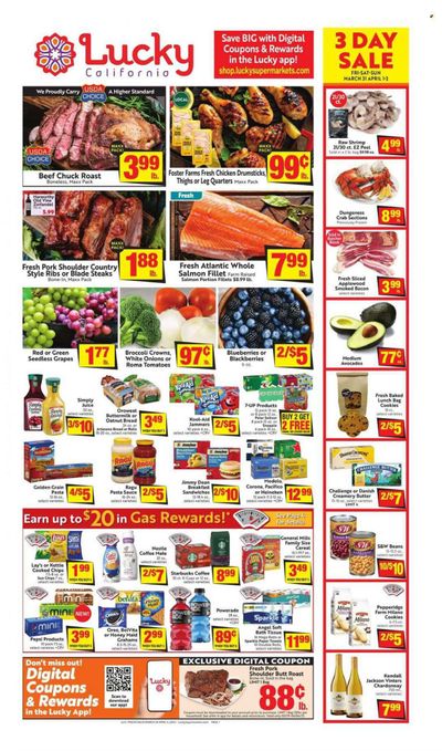 Lucky California Weekly Ad Flyer Specials March 29 to April 4, 2023