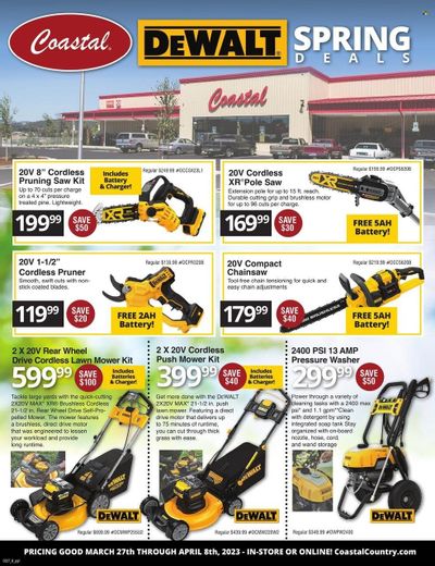 Coastal Farm & Ranch Weekly Ad Flyer Specials March 27 to April 8, 2023