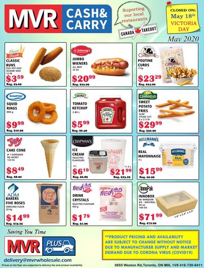 MVR Cash and Carry Flyer May 1 to 31
