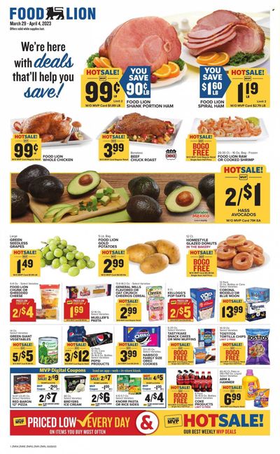 Food Lion (NC) Weekly Ad Flyer Specials March 29 to April 4, 2023