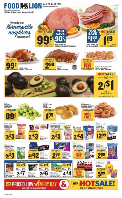 Food Lion (NC) Weekly Ad Flyer Specials March 29 to April 4, 2023