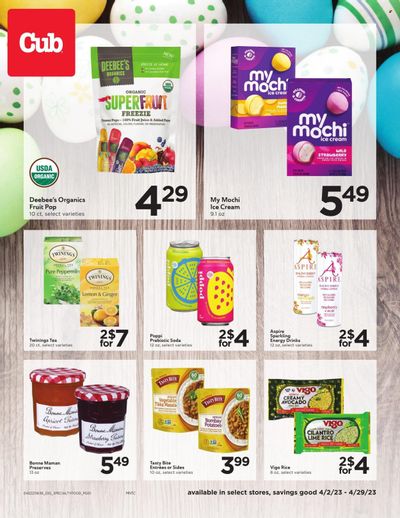 Cub Foods (MN) Weekly Ad Flyer Specials April 2 to April 29, 2023