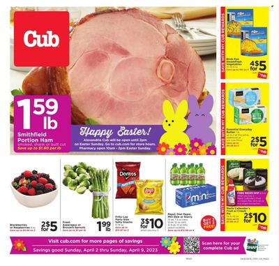 Cub Foods (MN) Weekly Ad Flyer Specials April 2 to April 9, 2023