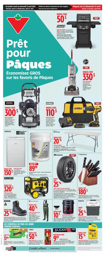 Canadian Tire (QC) Flyer April 6 to 12