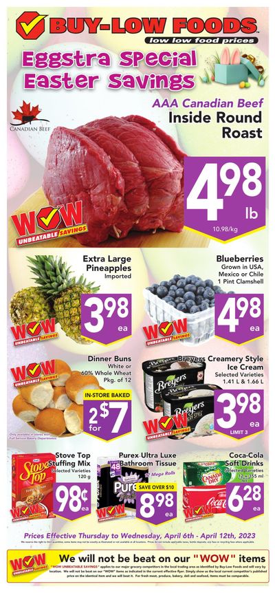 Buy-Low Foods Flyer April 6 to 12