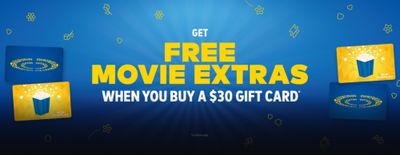 Cineplex Canada: Get A Free Movie Gift Pack Coupon Book With a $30 Gift Card Purchase Until June 30th