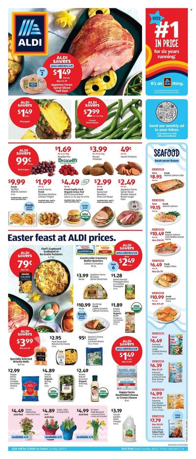 ALDI (CT, MA, MI, MN, NY, VT) Weekly Ad Flyer Specials April 2 to April 8, 2023