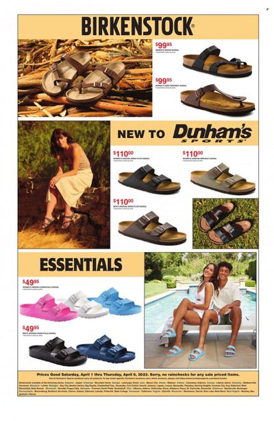 Dunham's Sports Weekly Ad Flyer Specials April 1 to April 6, 2023