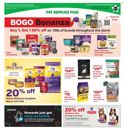 Pet Supplies Plus Weekly Ad Flyer Specials March 30 to April 26, 2023