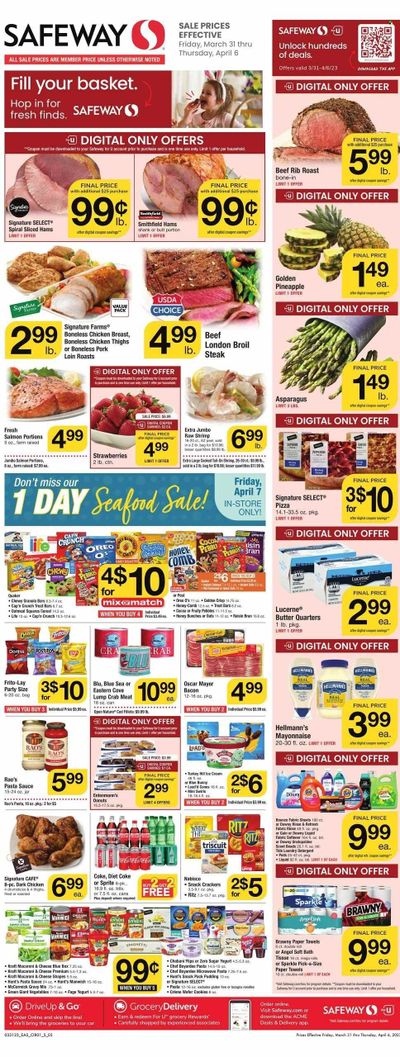 Safeway (MD) Weekly Ad Flyer Specials March 31 to April 6, 2023