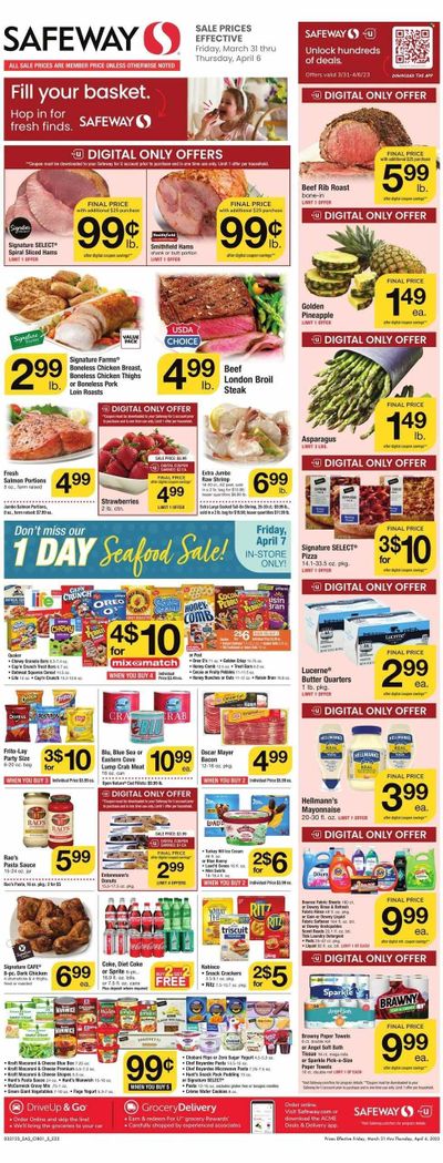 Safeway (MD) Weekly Ad Flyer Specials March 31 to April 6, 2023
