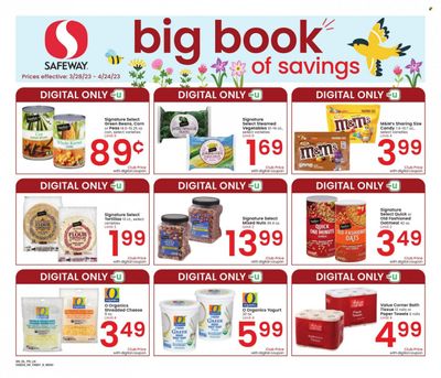 Safeway (MT, WY) Weekly Ad Flyer Specials March 28 to April 24, 2023
