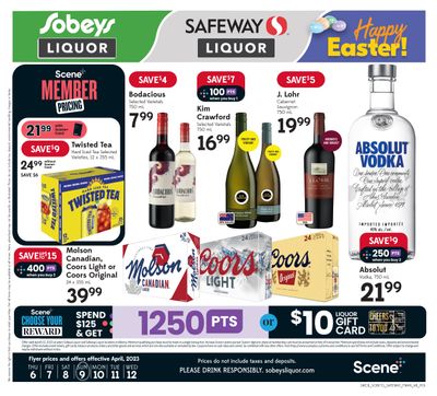 Sobeys/Safeway (AB) Liquor Flyer April 6 to 12