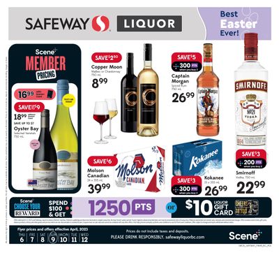 Safeway (BC) Liquor Flyer April 6 to 12