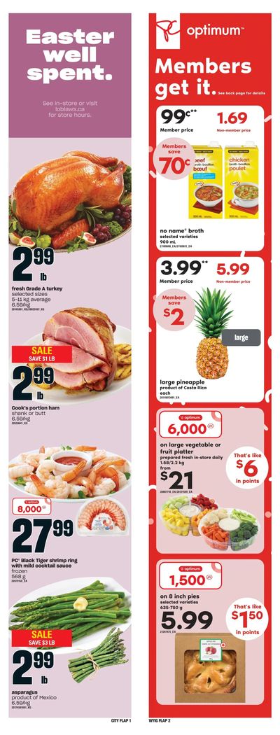 Loblaws City Market (West) Flyer April 6 to 12