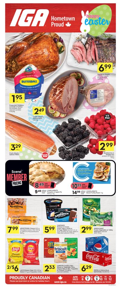 IGA (West) Flyer April 6 to 12