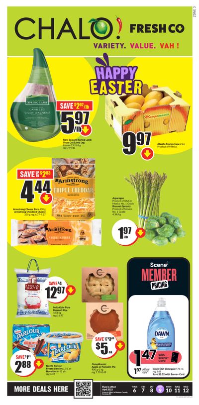 Chalo! FreshCo (West) Flyer April 6 to 12