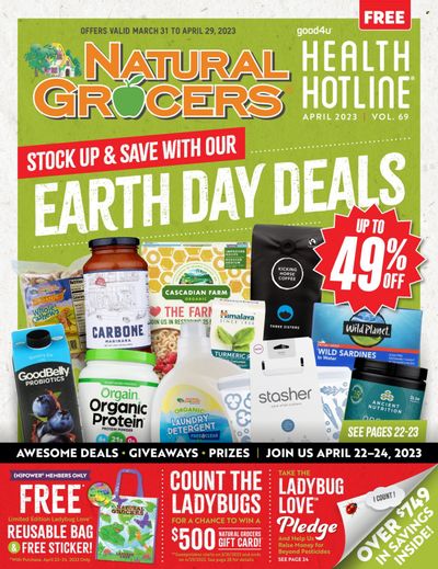 Natural Grocers Weekly Ad Flyer Specials March 31 to April 29, 2023