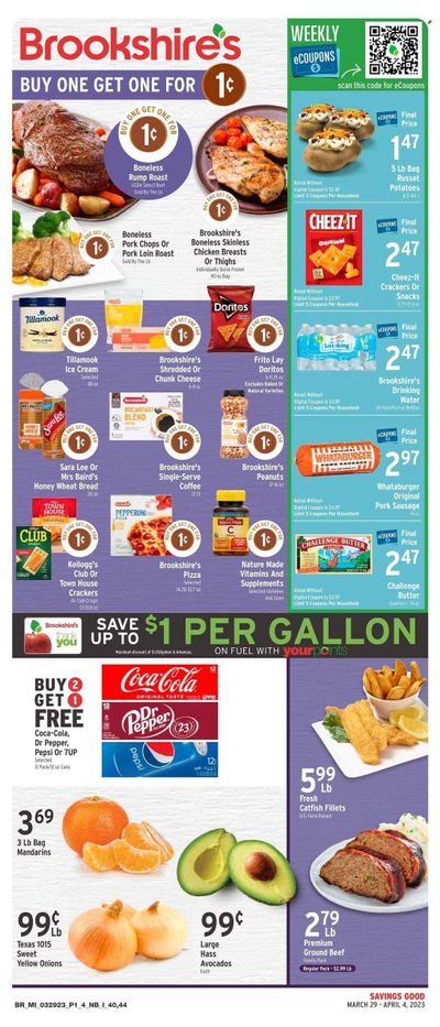 Brookshires (AR) Weekly Ad Flyer Specials March 29 to April 4, 2023