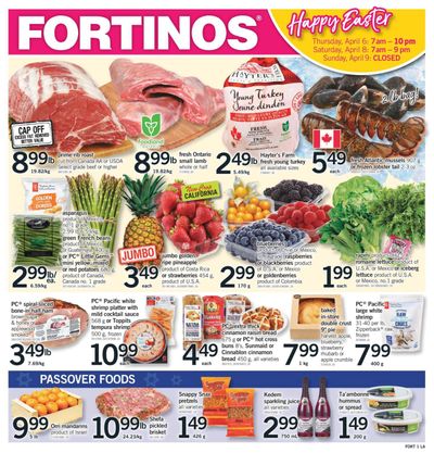 Fortinos Flyer April 6 to 8