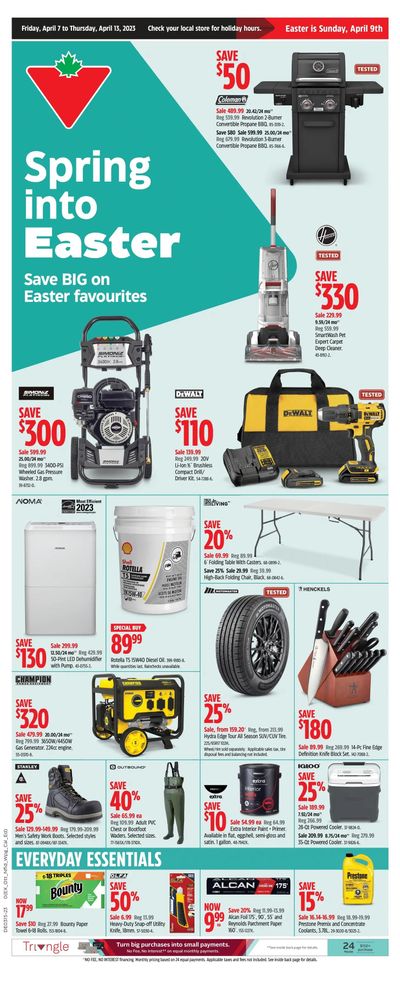 Canadian Tire (Atlantic) Flyer April 7 to 13