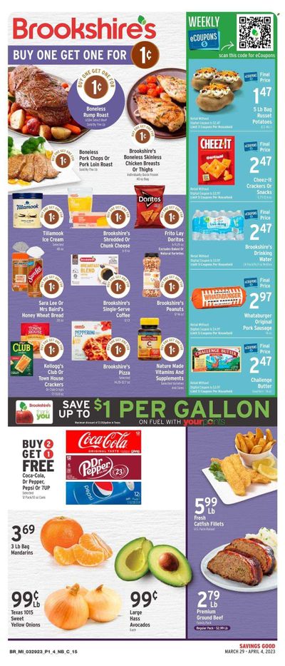 Brookshires (TX) Weekly Ad Flyer Specials March 29 to April 4, 2023 Brookshires (TX) Weekly Ad Flyer Specials March 29 to April 4, 2023