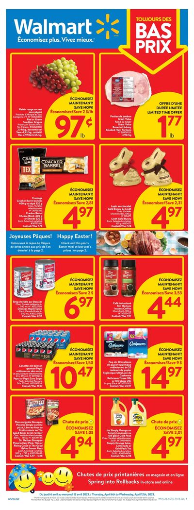 Walmart (QC) Flyer April 6 to 12