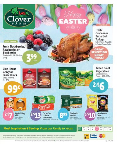 Clover Farm (Atlantic) Flyer April 6 to 12