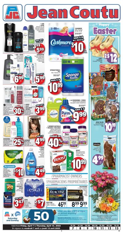 Jean Coutu (NB) Flyer April 7 to 13