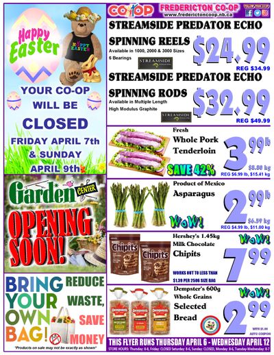 Fredericton Co-op Flyer April 6 to 12
