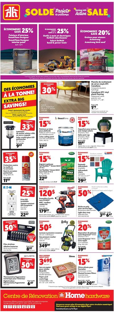 Home Hardware Building Centre (QC) Flyer April 6 to 12