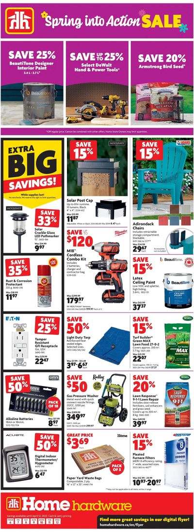 Home Hardware (Atlantic) Flyer April 6 to 12