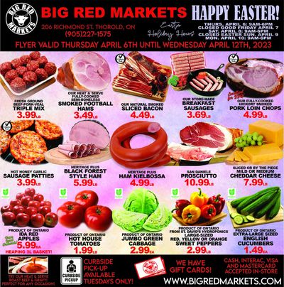 Big Red Markets Flyer April 6 to 12