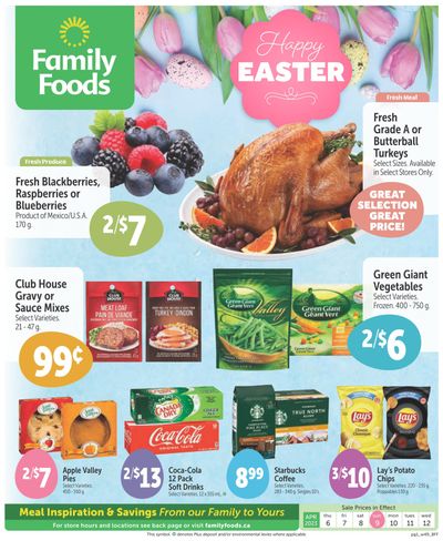Family Foods Flyer April 6 to 12